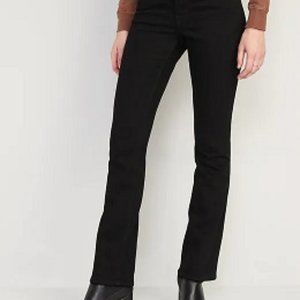 Old Navy Black Kicker Boot Cut Jeans size 18